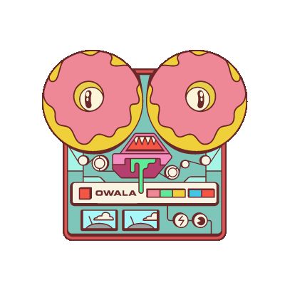 Owala 11 Stickers Donut Kill My Vibe | NLC6314T